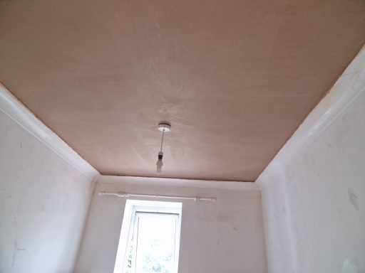 plastered ceiling